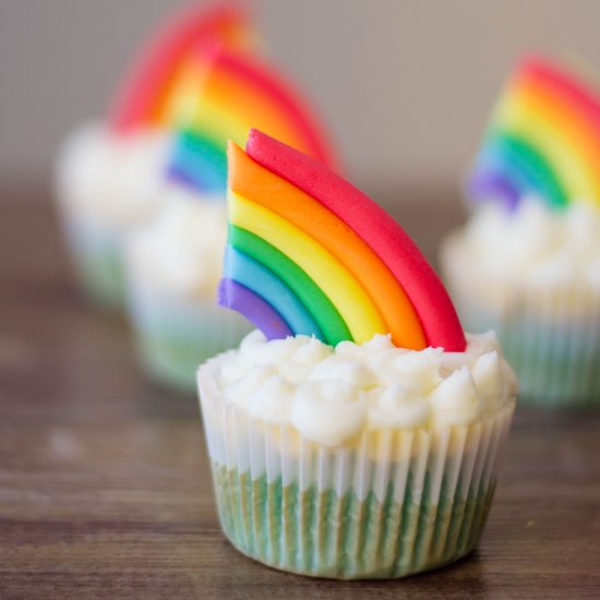 Rainbow Cupcakes