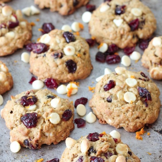 White Chocolate Cranberry Cookies