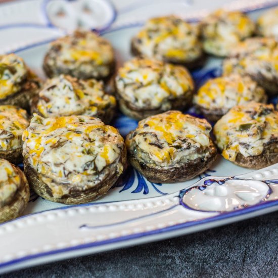 Easy Low Carb Stuffed Mushrooms