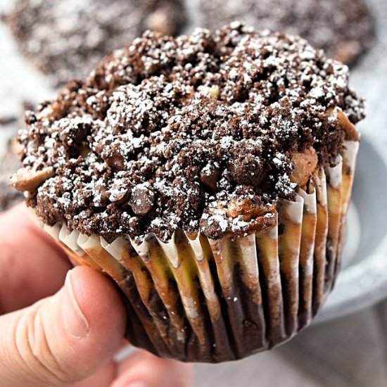 Chocolate Coffee Cake Muffins