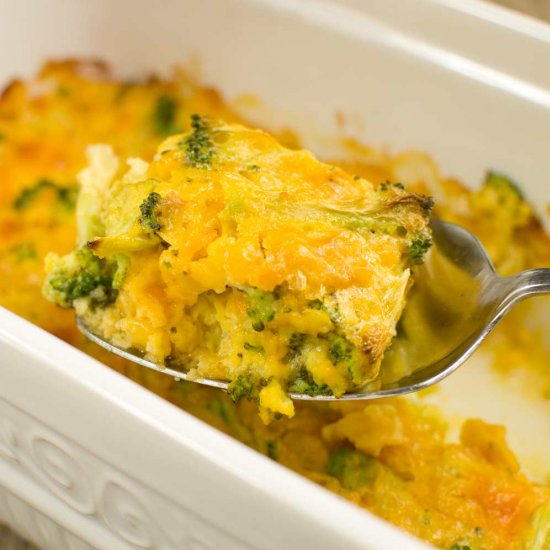 Scalloped Corn and Broccoli