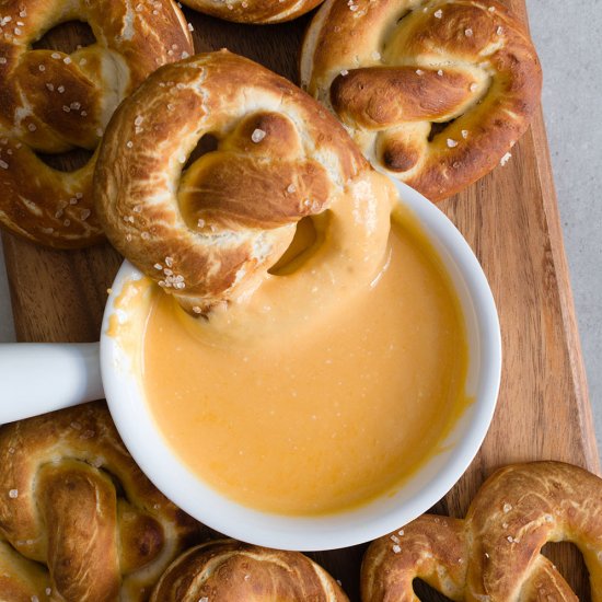 Pumpkin beer cheese dip