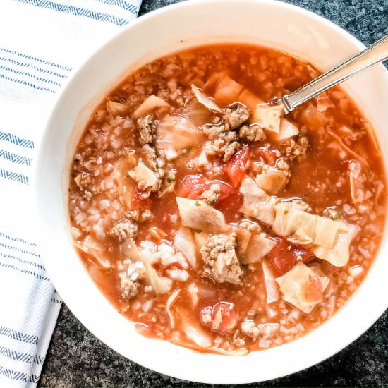 Slow Cooker Cabbage Soup