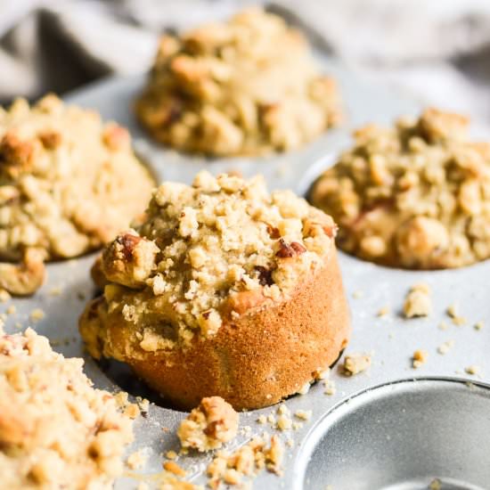 Pear Hazelnut Muffins