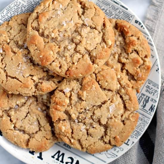 Honey-Roasted Peanut Butter Cookies