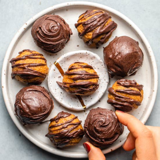 Chocolate-Covered Pumpkin Truffles