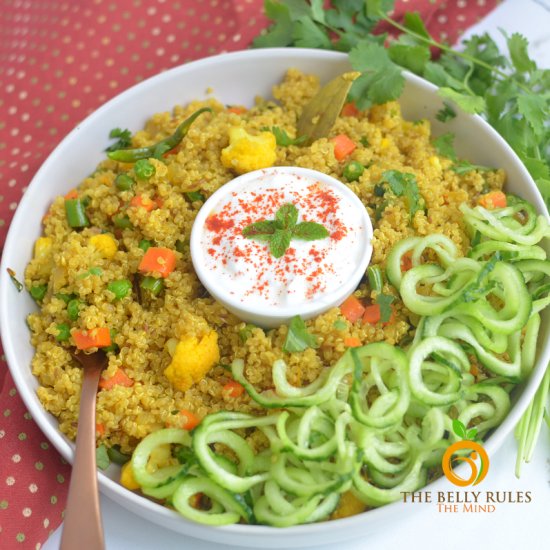 VEGETABLE QUINOA PULAO RECIPE