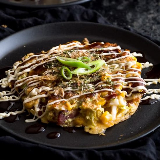 Japanese Savoury Pancakes