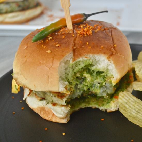 NON FRIED VADA PAV BURGER