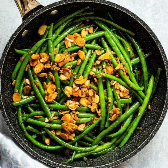 Green Beans Almondine