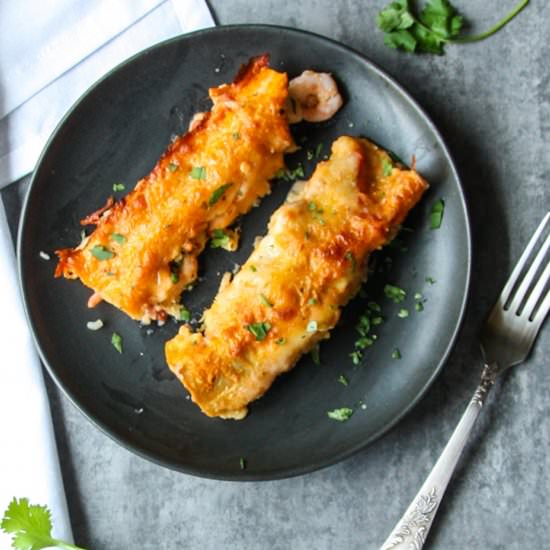 Seafood Enchiladas