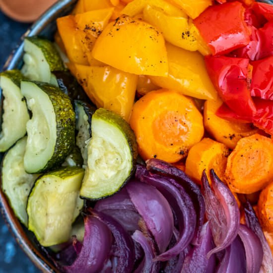 Rainbow Roasted Vegetables