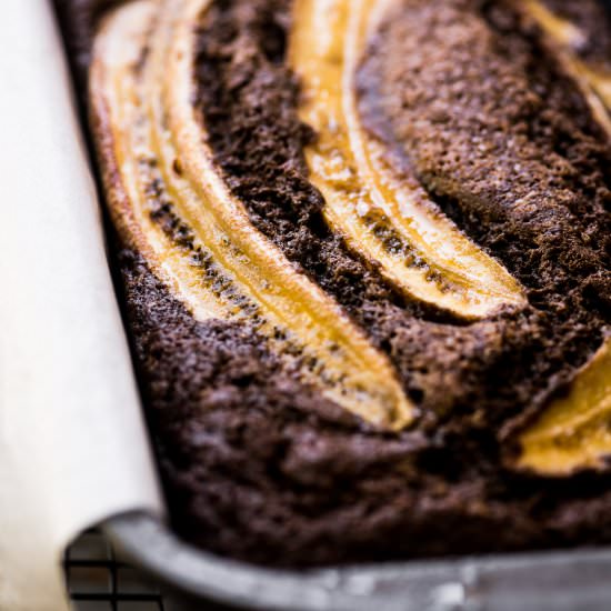 Double Chocolate Banana Bread