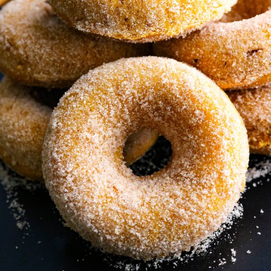 Healthy Baked Pumpkin Donuts