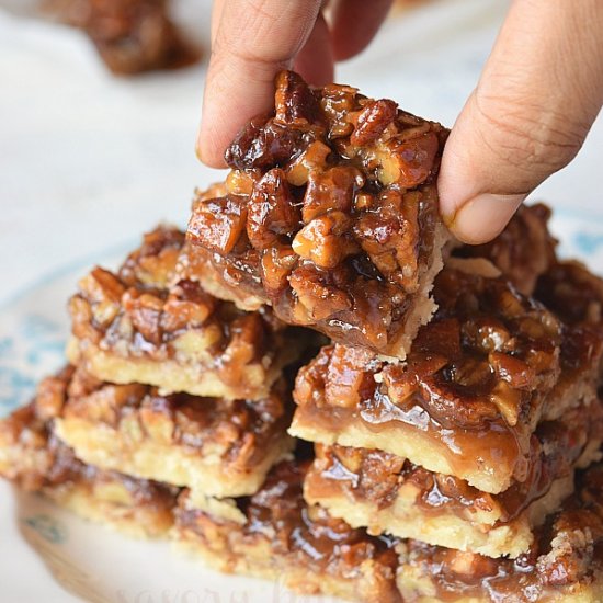 Pecan Shortbread Bars