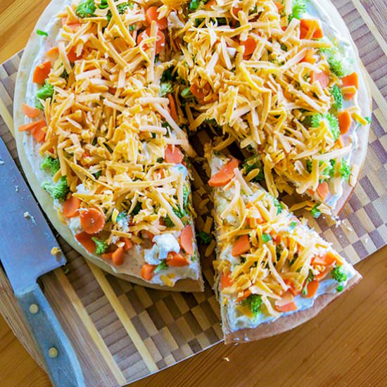 Perfect Party Veggie Pizza