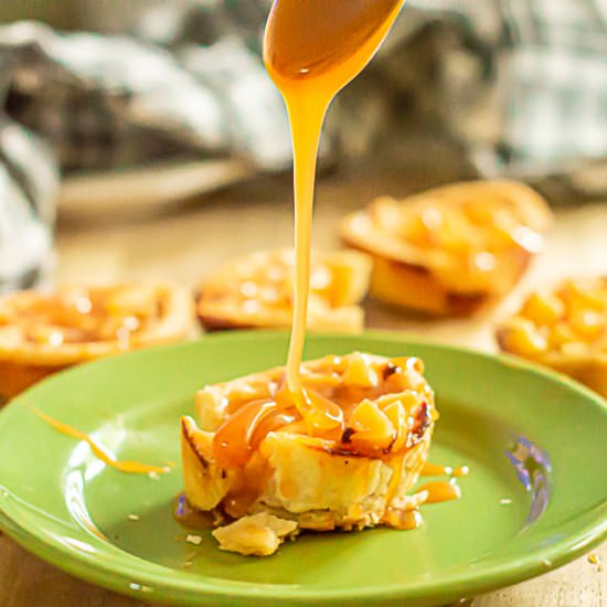 Mini Caramel Apple Pies