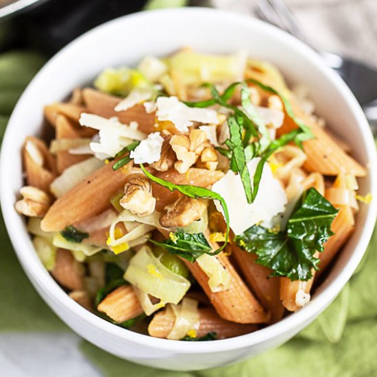 Lemon and Leek Pasta