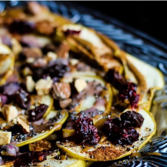 Air Fryer Apple Chips and Nachos