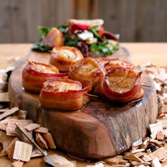 Grilled Bacon Wrapped Scallops