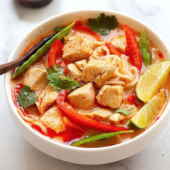 Thai Chicken Noodle Soup