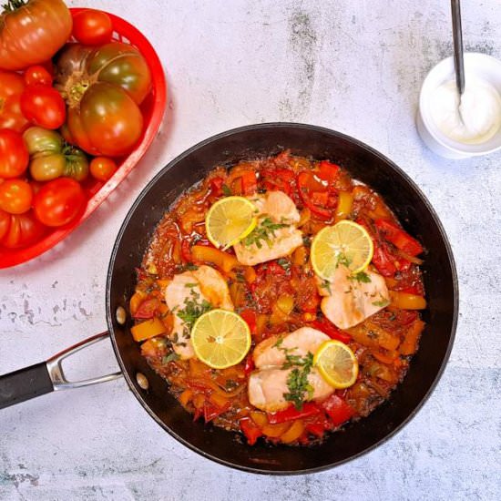 salmon shakshuka