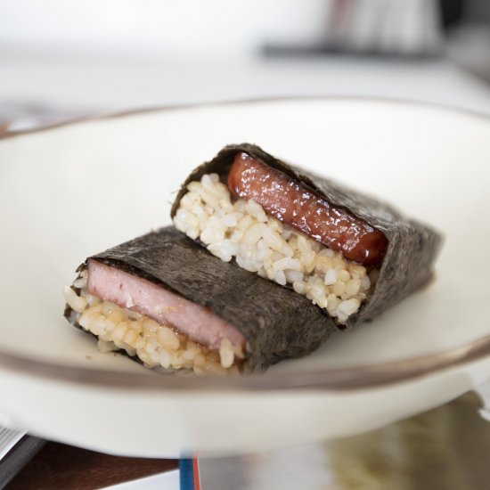 Brown Rice SPAM Musubi