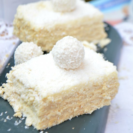 No Bake Raffaello Cake