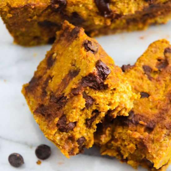 Vegan Chocolate Chip Pumpkin Bread