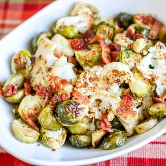 ROASTED CAULIFLOWER & BRUSSELS