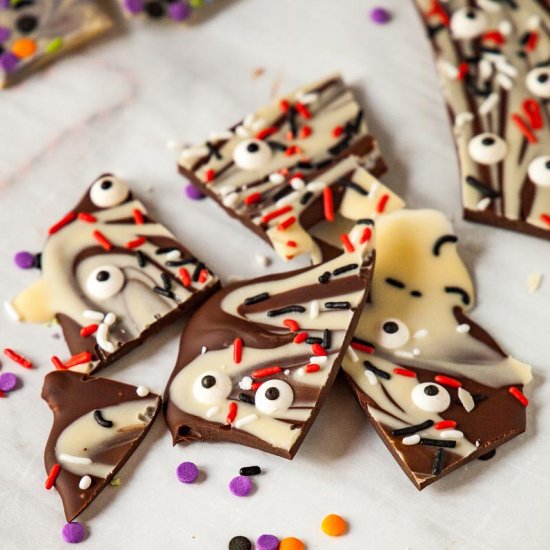 Halloween Chocolate Bark