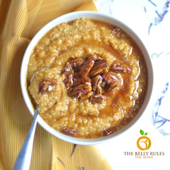 PUMPKIN QUINOA BREAKFAST PORRIDGE