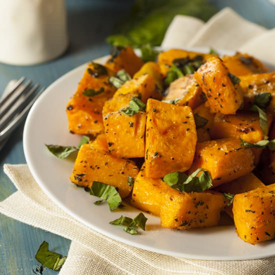 Honey Glazed Butternut Squash