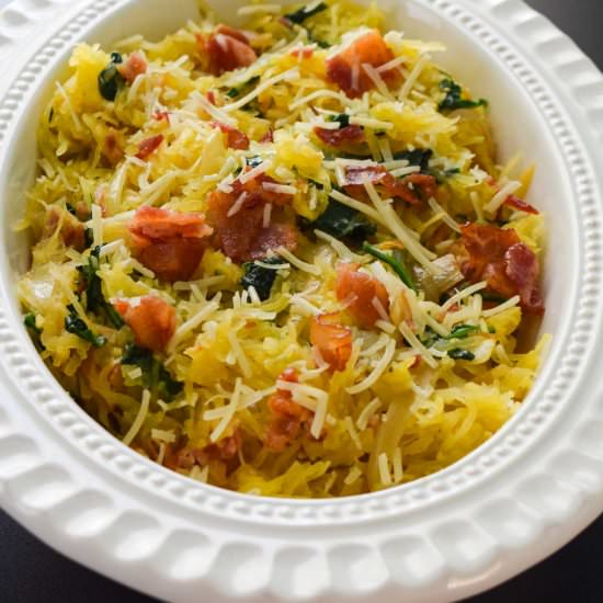 Spaghetti Squash Florentine