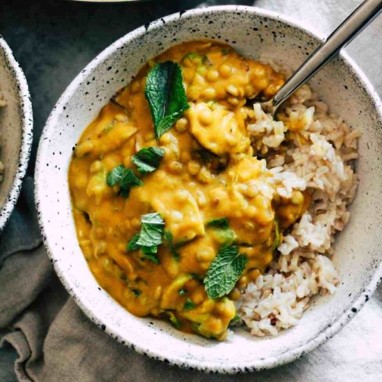 Roasted Butternut Squash Curry