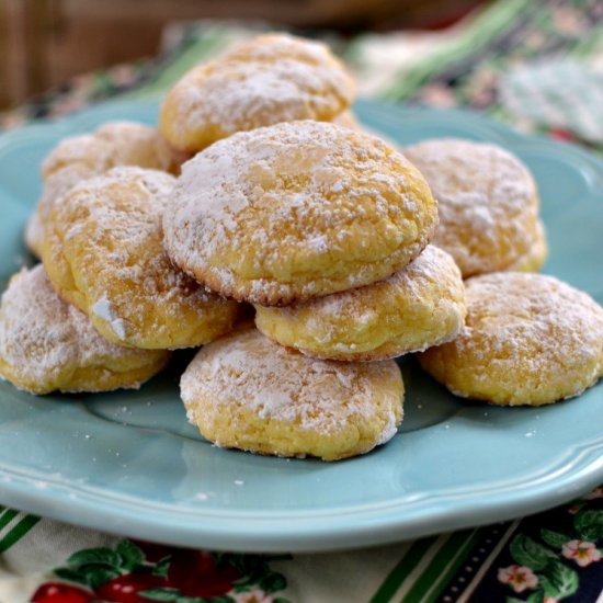 Lemon Gooey Butter Cookies