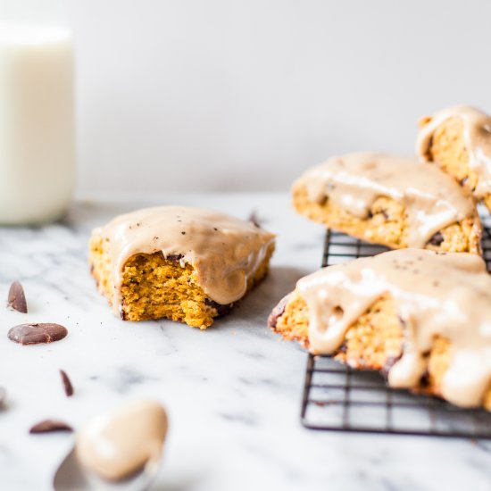 pumpkin chocolate scones