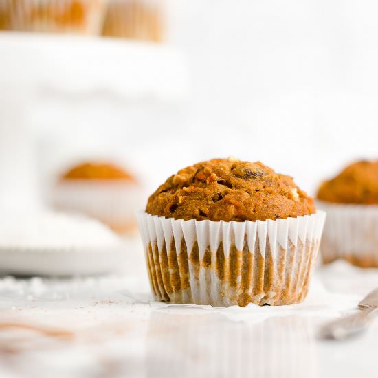 Pumpkin Morning Glory Muffins