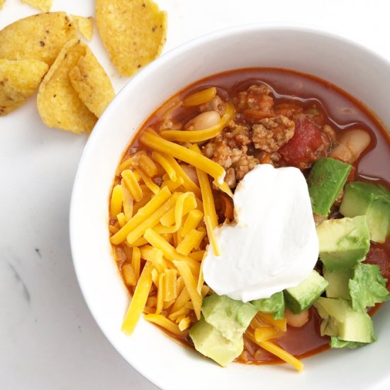 Perfect Turkey Chili