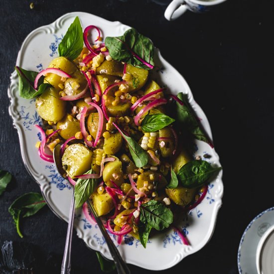 Danish Warm Potato Salad