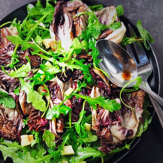 Warm Radicchio and Arugula Salad