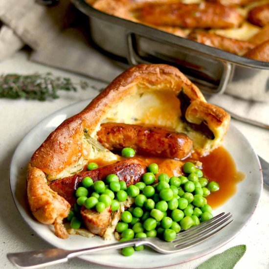 Vegetarian Toad in the Hole