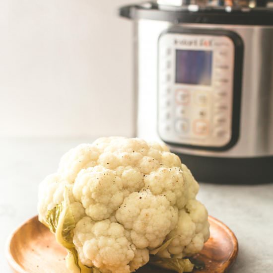 Instant Pot Steamed Cauliflower