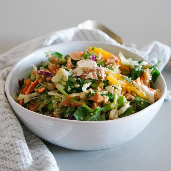 Crunchy Edamame and Quinoa Salad