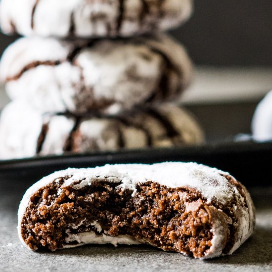 Chocolate Crinkle Cookies