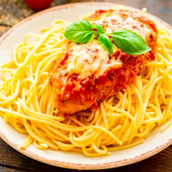 Crock Pot Chicken Parmesan