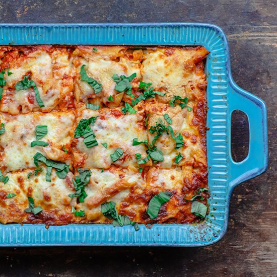 BEST Vegetarian Baked Ziti