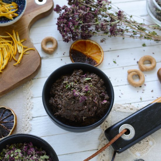 OLIVE PASTE WITH OREGANO AND ORANGE