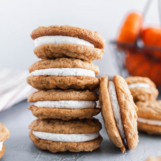 Pumpkin Oatmeal Creme Pies