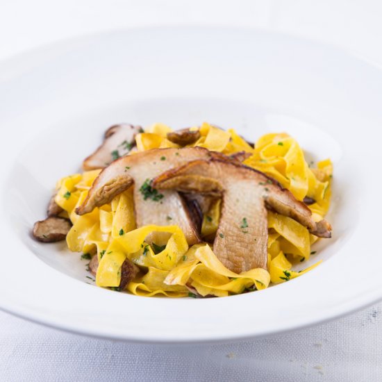 Tagliatelle with Porcini mushrooms